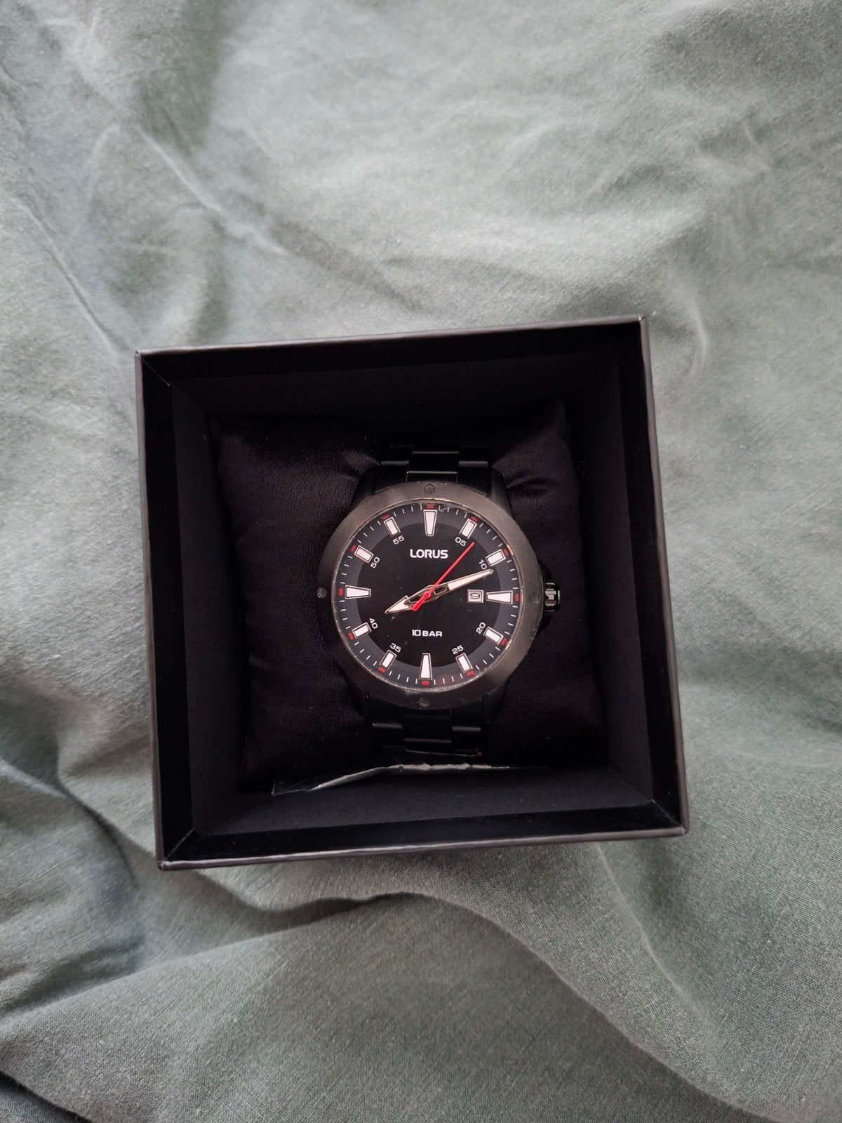 Lorus 10 BAR - zwart (horloge), Overige merken, Staal, Staal, Polshorloge