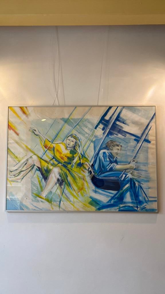 Schilderij Corien de Kler, Antiek en Kunst, Kunst | Schilderijen | Abstract, Ophalen