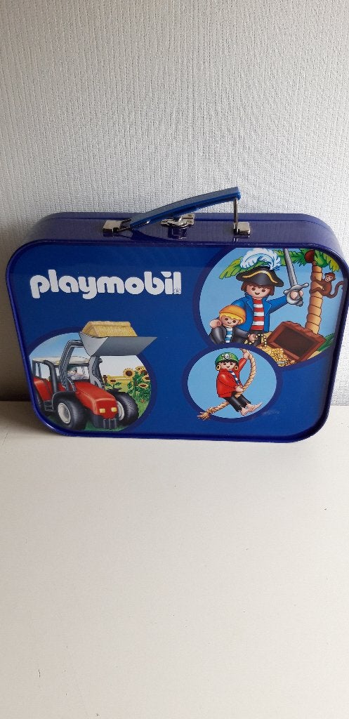metalen koffertje van playmobil, Ophalen of Verzenden, Gebruikt