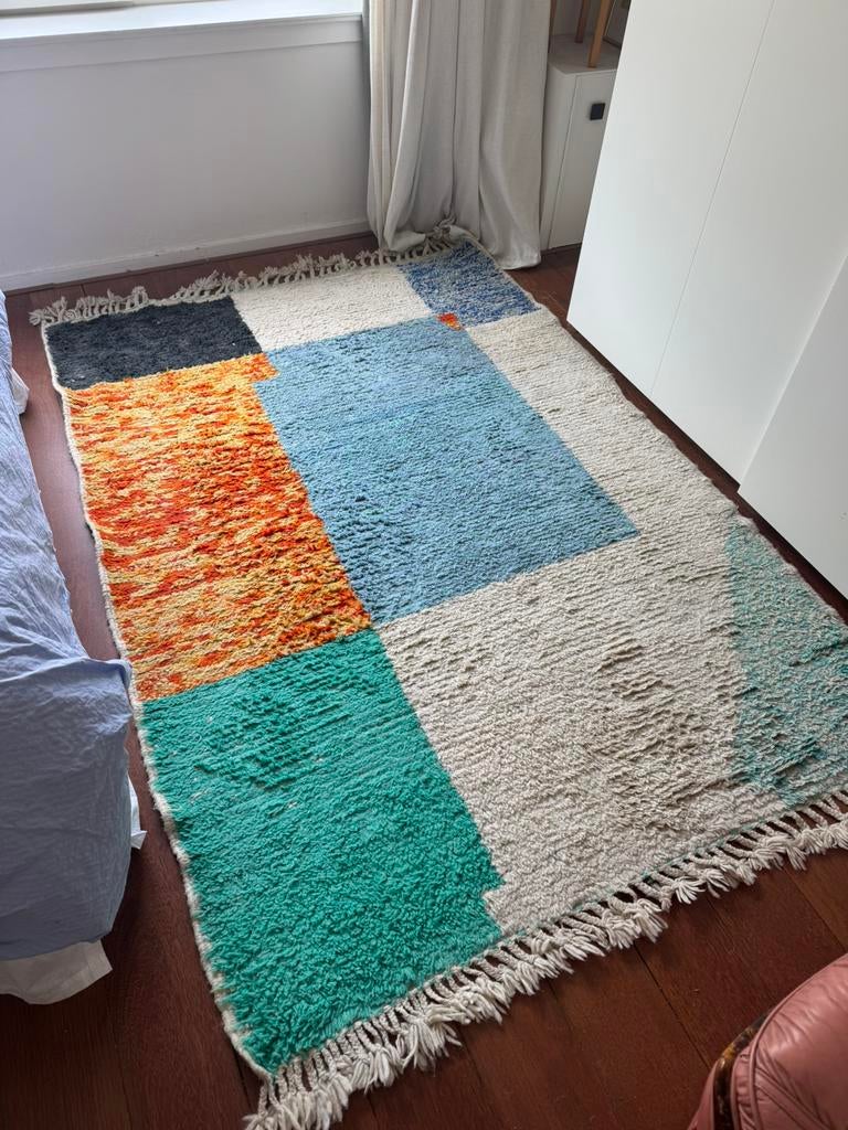 Handgemaakt Berbers vloerkleed, EU, EU, 150 tot 200 cm, Ophalen of Verzenden