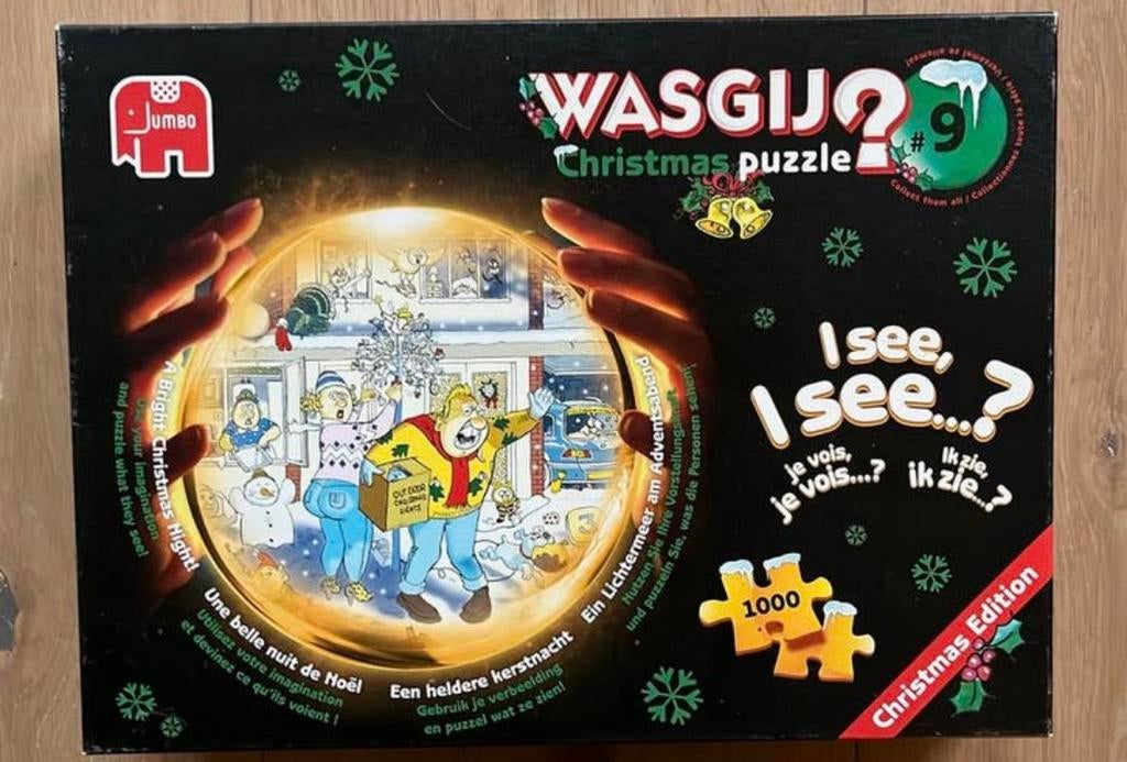 Wasgij Christmas nummer 9, Ophalen of Verzenden, 500 t/m 1500 stukjes, Gebruikt