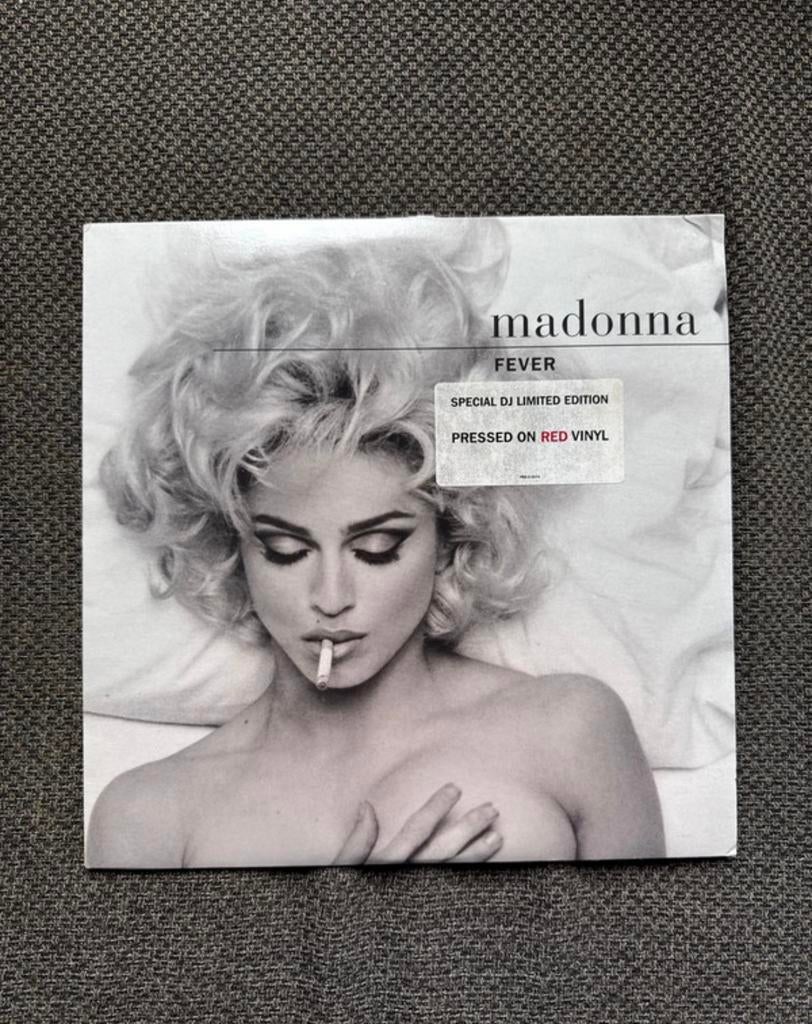 Madonna fever limited edition dj vinyl rare, Ophalen, 1990 - 1999, Zo goed als nieuw, Limited edition