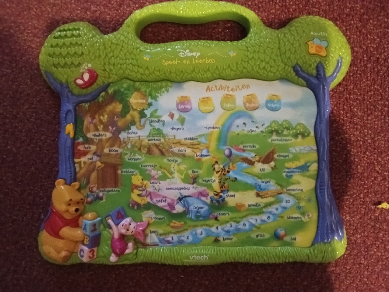 Winnie the Pooh , speel en leer bos, Spelcomputers en Games, 1 speler, Ophalen of Verzenden, Gebruikt, Puzzel en Educatief
