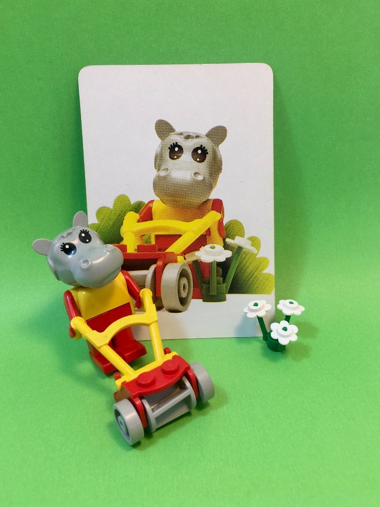 Lego Fabuland Hannah Hippo met Memory Card, Overige thema's, Lego, Compleet, Ophalen of Verzenden