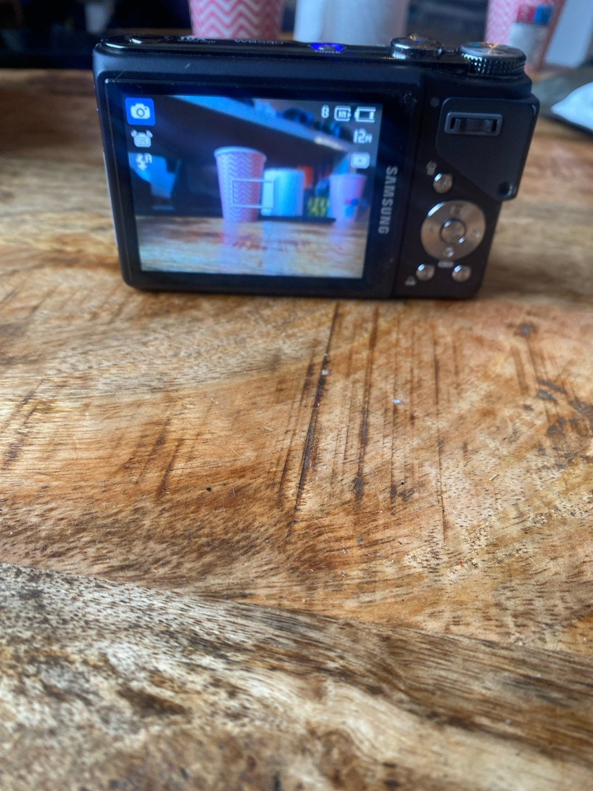 Samsung WB550 Compactcamera - 12.2 MP, 10x Optische Zoom, Audio, Tv en Foto, Ingebouwde flitser, Gebruikt, Ophalen of Verzenden