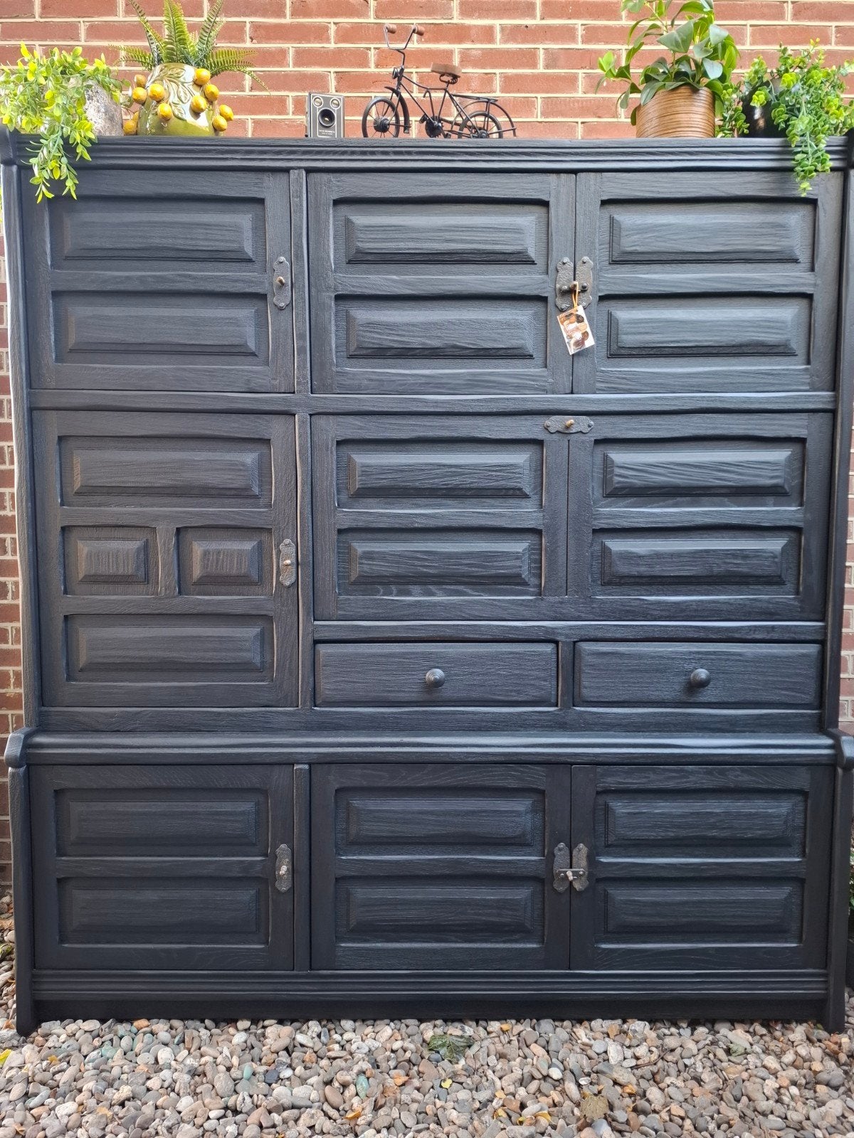 Buffetkast wandmeubel met bar, Ophalen of Verzenden, Zo goed als nieuw