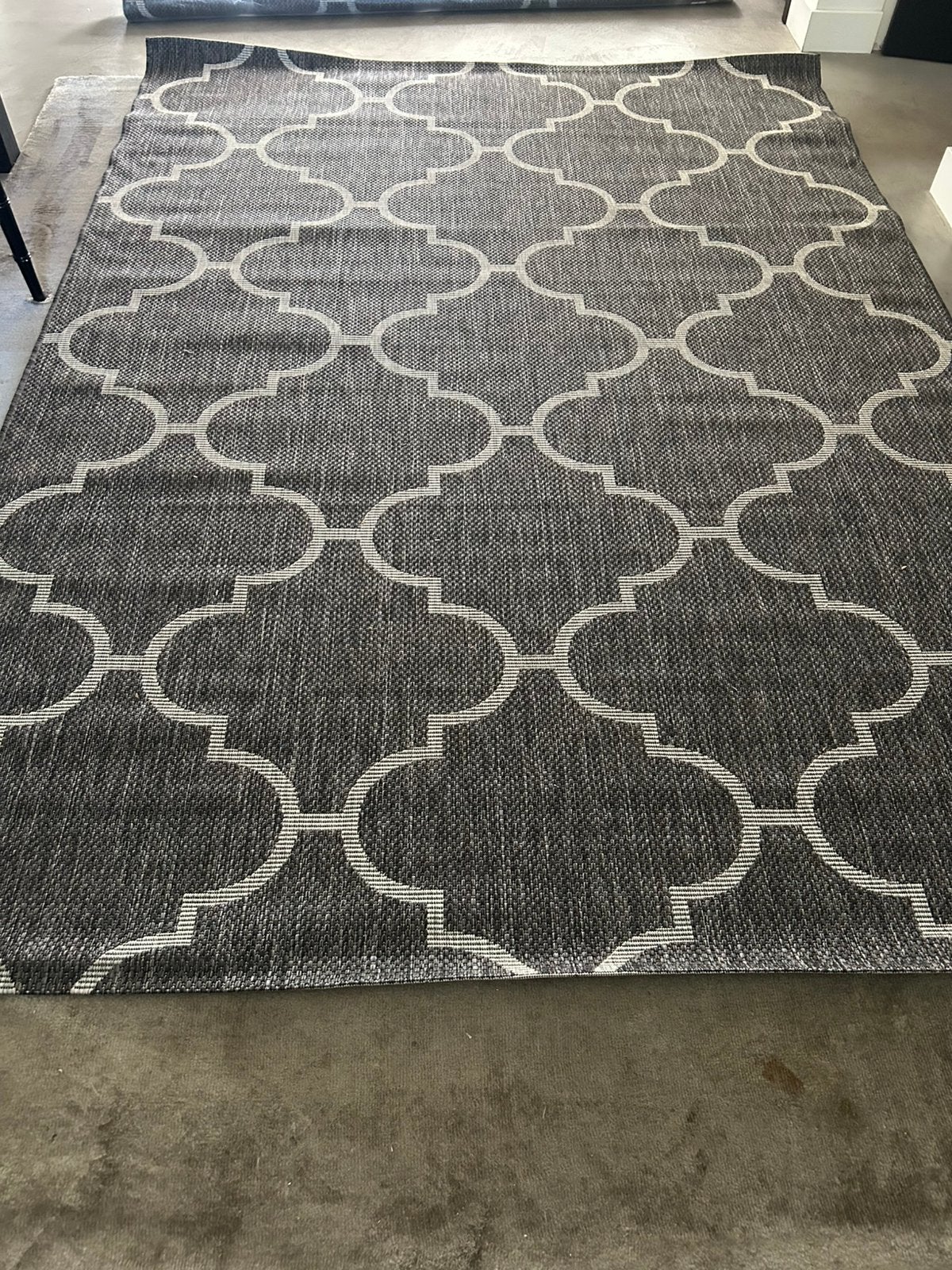 Vivace. Vloerkleed.   Flatweave   280/200, Ophalen, 150 tot 200 cm, Zwart, Neutrasl.