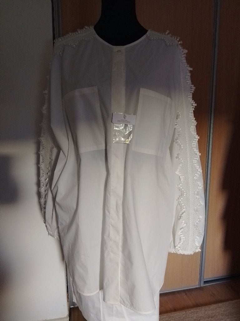 Marina Rinaldi nieuwe blouse, Kleding | Dames, Wit, Maat 46/48 (XL) of groter, Nieuw, Ophalen of Verzenden