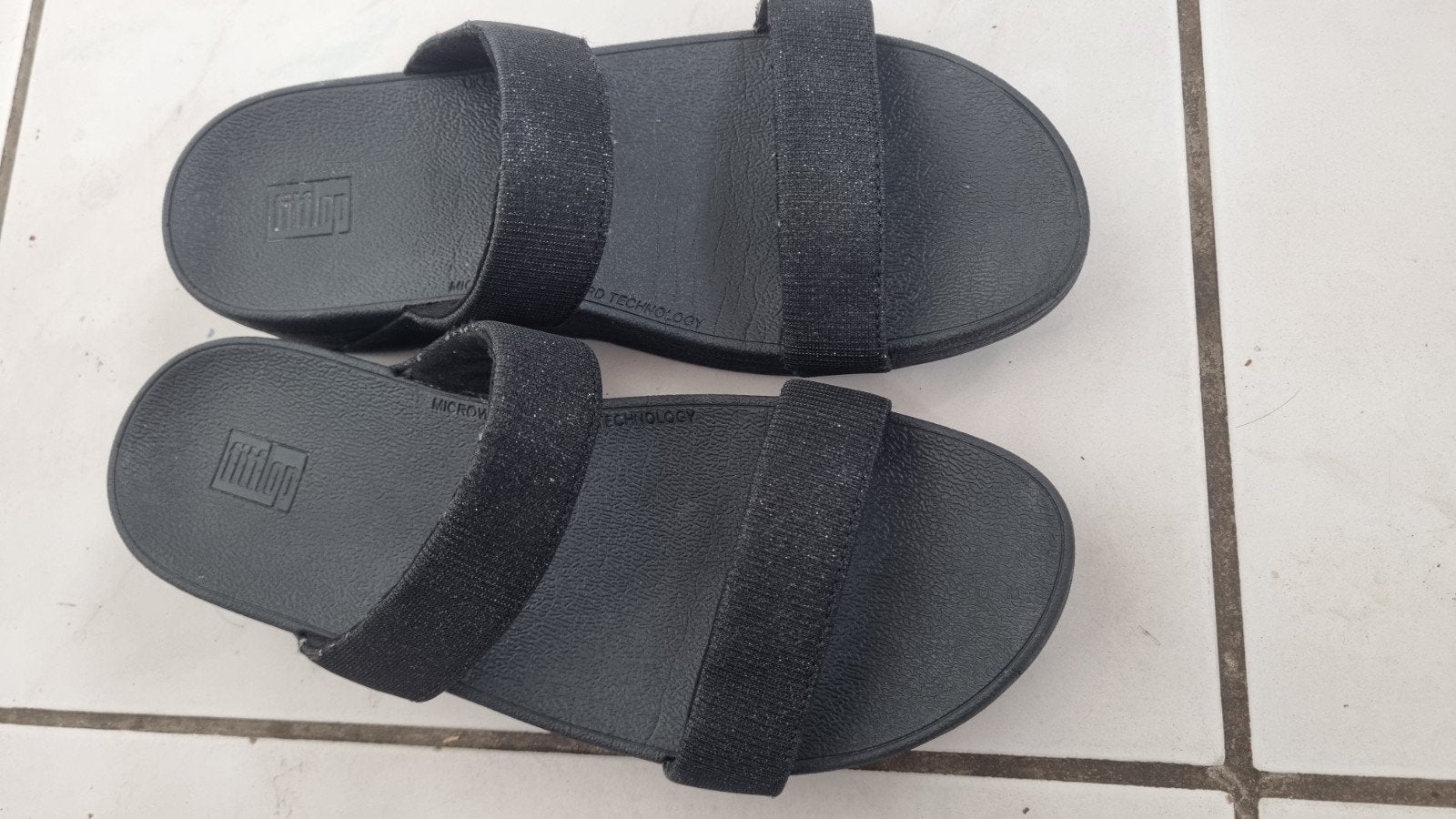 FitFlop sandalen maat 41,, Kleding | Dames, Schoenen, Zwart, FitFlop, Gedragen, Sandalen of Muiltjes