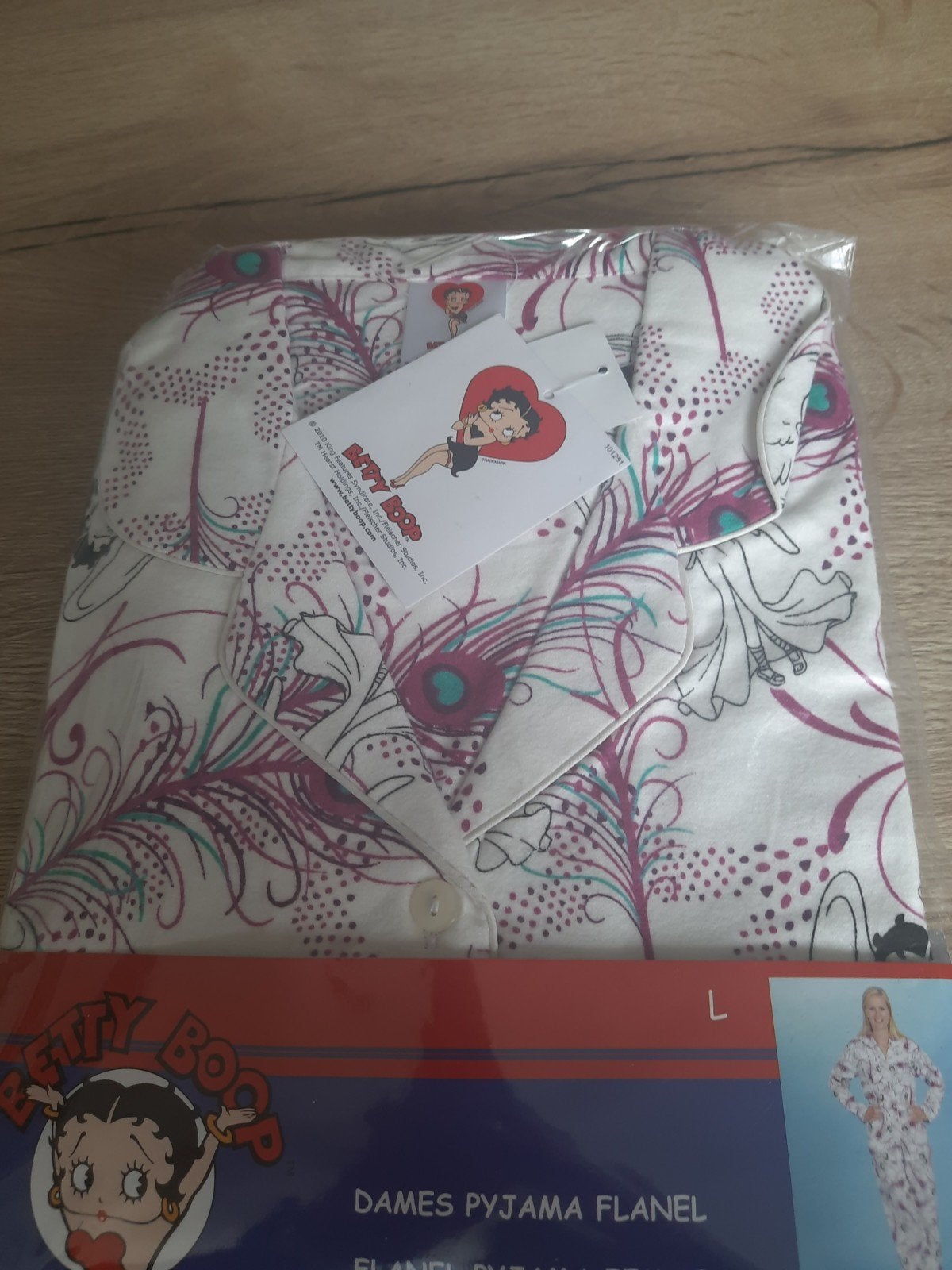 Nieuwe Betty Boop Pyjama - Maat L - Nog in verpakking, Kleding | Dames, Pyjama's, Ophalen of Verzenden, Nieuw, Maat 42/44 (L)