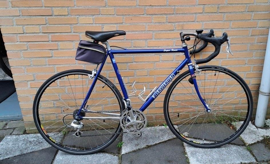 Heren racefiets Herwerden Super Team - Blauw, Ophalen
