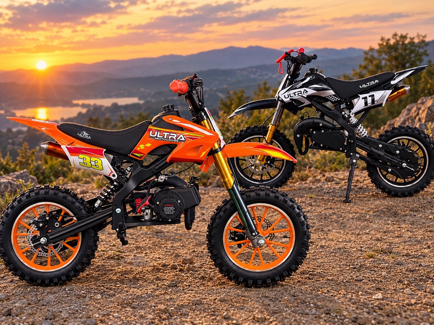 ‼️‼️ Kinder Crossmotor 49cc div kleuren ‼️‼️, Ophalen, Zo goed als nieuw