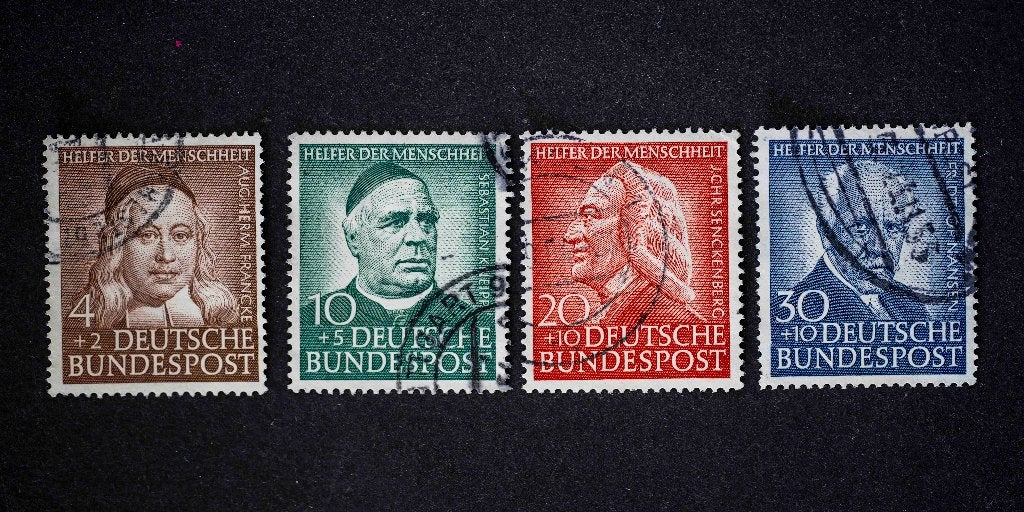 postzegels BRD 1953, Ophalen of Verzenden, BRD, Gestempeld