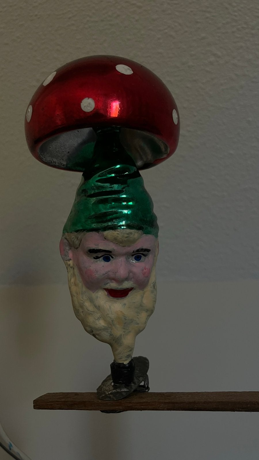 Oude grote kerstbal kabouter, Diversen, Kerst, Ophalen of Verzenden