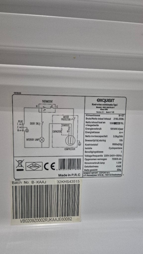 Foto 8 van Grote kast inclusief koelkast