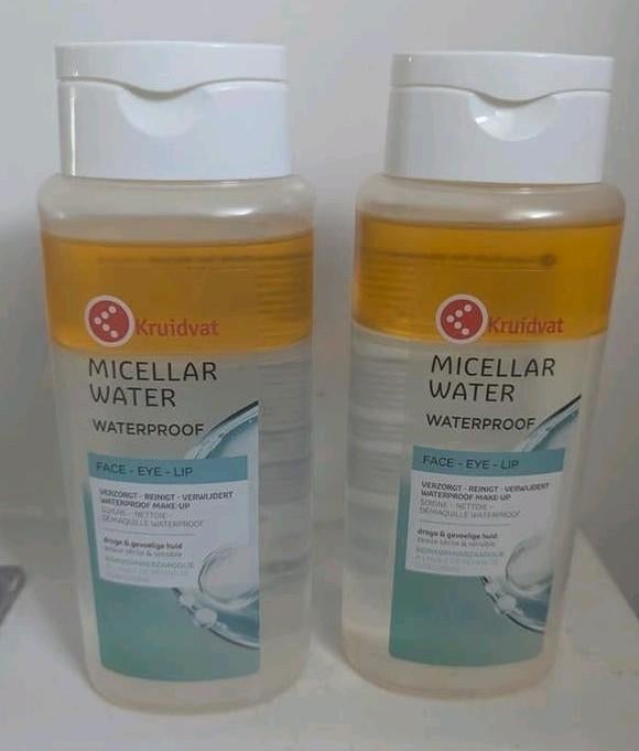 2 x Kruidvat Micellar Water Waterproof, Sieraden, Tassen en Uiterlijk, Uiterlijk | Cosmetica en Make-up, Ophalen of Verzenden