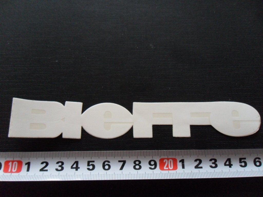 sticker Transparant BIEFFE  Helmets  BV124, Ophalen of Verzenden, Zo goed als nieuw