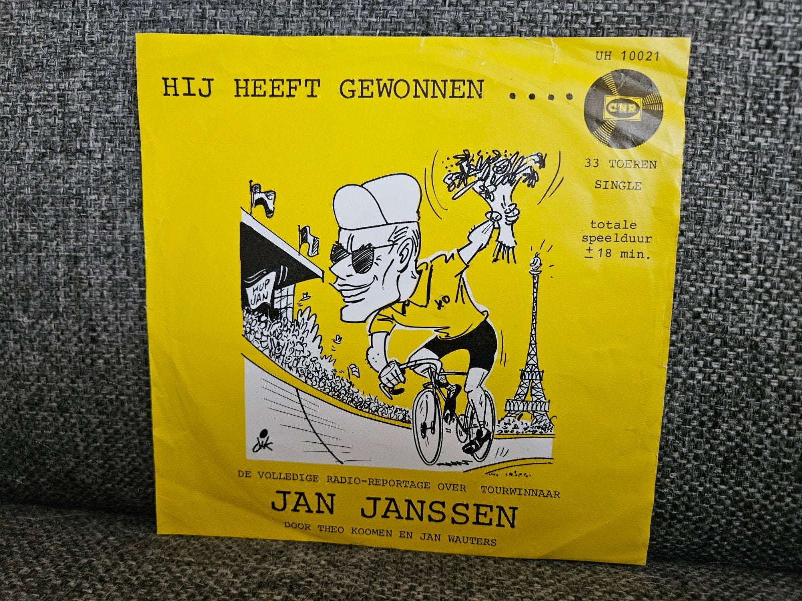 Jan Janssen - Hij Heeft Gewonnen... (Tour de France 1968), Verzenden, Zo goed als nieuw, Overige sporten, Overige typen