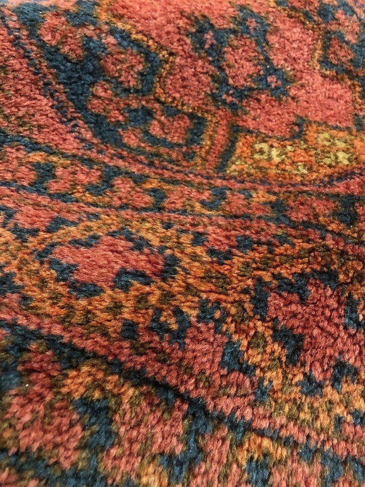 Perzisch tapijt - Oosters vloerkleed wol vintage Afghaans, Bruin, Gebruikt, 200 cm of meer, Ophalen of Verzenden