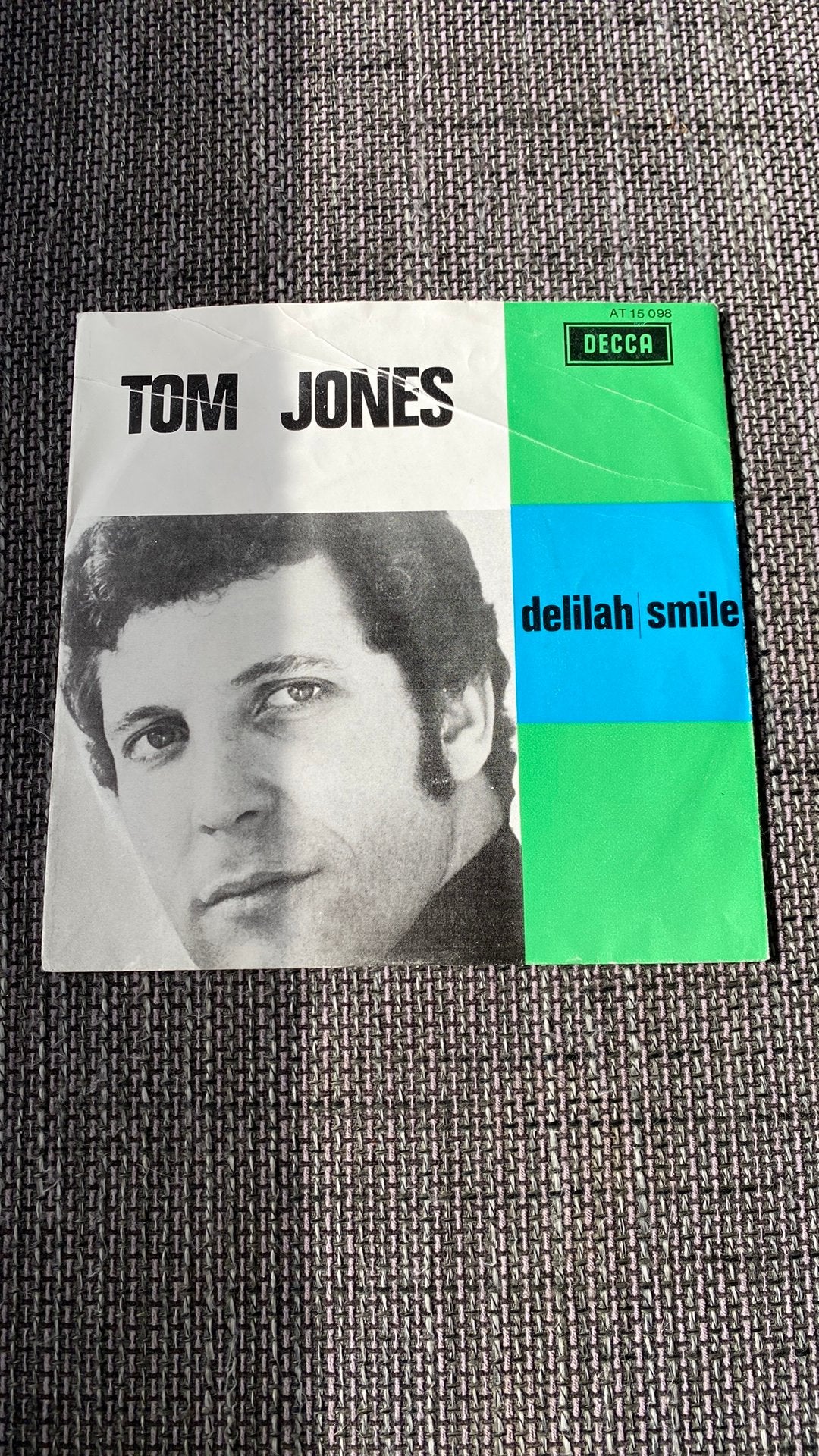 Vinyl single Tom Jones - Delilah, Ophalen of Verzenden, Zo goed als nieuw, Pop