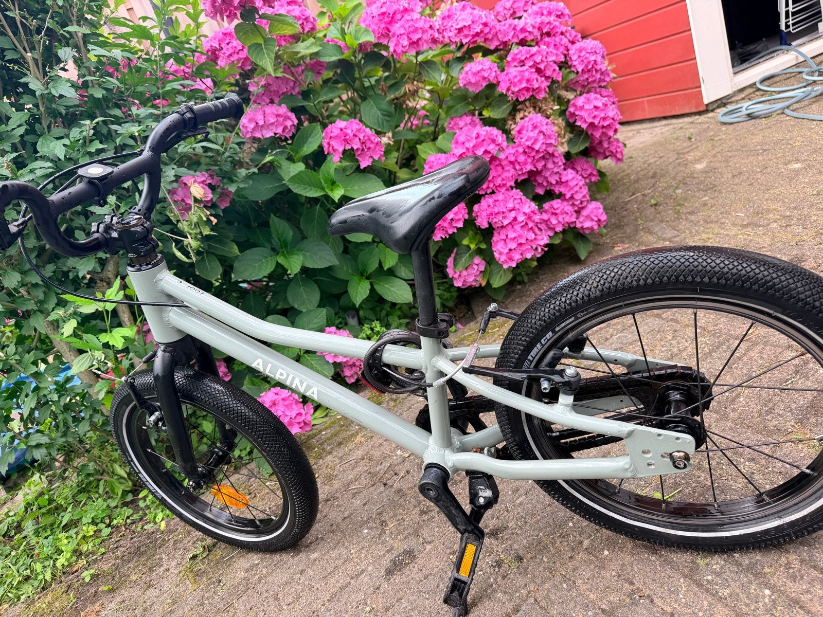 Alpina kinderfiets 14 inch, Ophalen, Gebruikt, Minder dan 16 inch