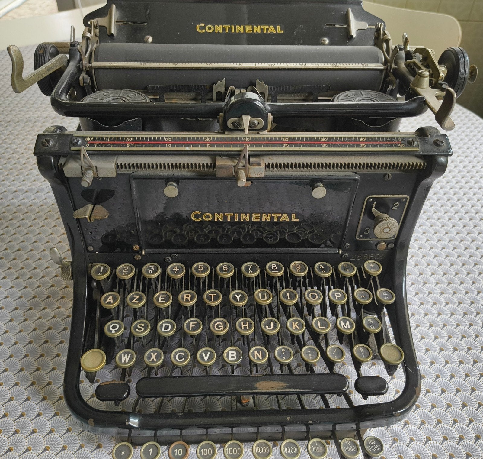 Continental typemachine, Diversen, Typemachines, Ophalen of Verzenden
