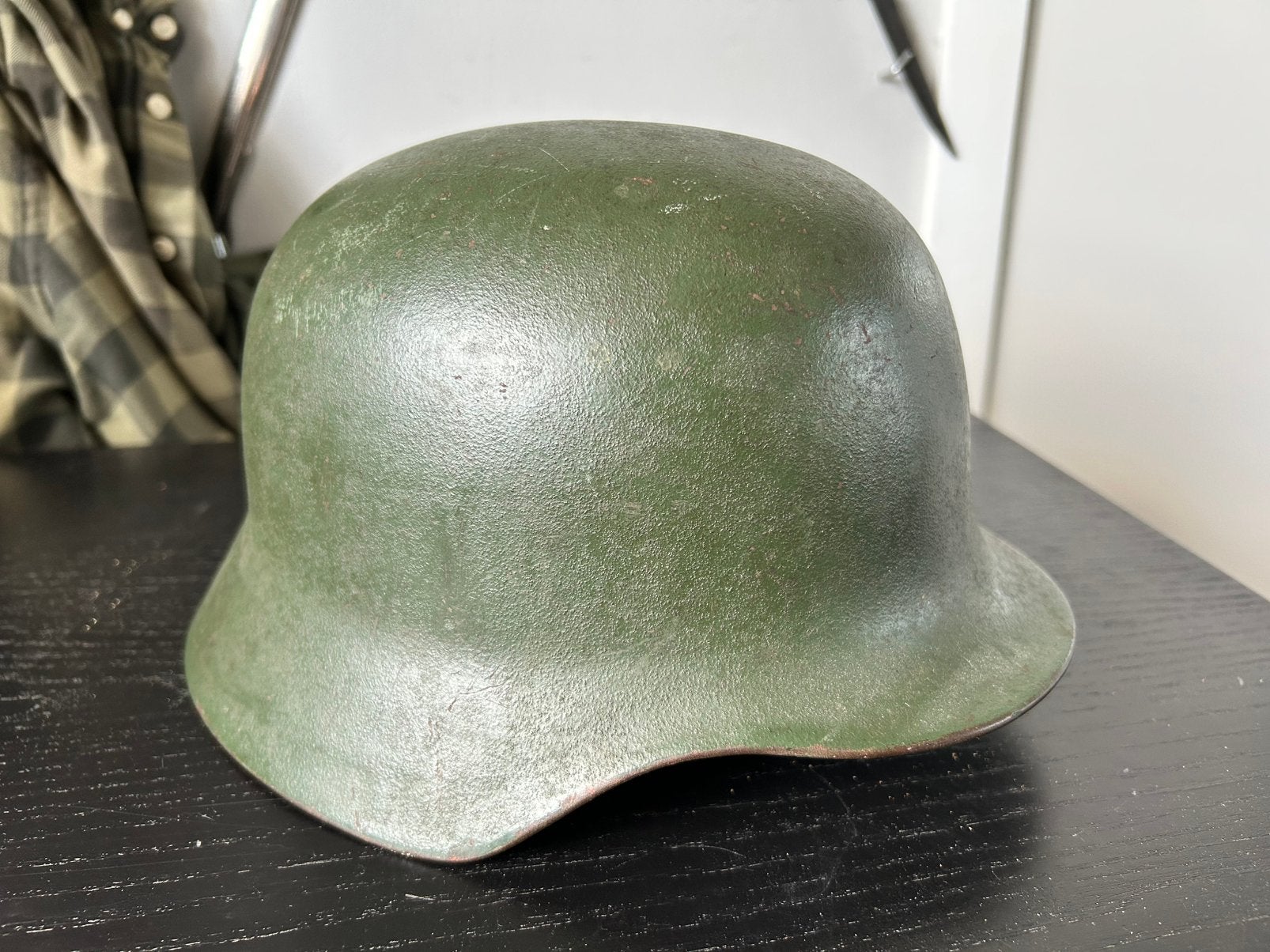 West Duitse BGS M40/53 stahlhelm, Verzamelen, Militaria | Algemeen, Ophalen of Verzenden, Landmacht, Duitsland, Helm of Baret
