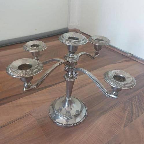 Oude kandelaar, zinc alloy, Antiek en Kunst, Ophalen of Verzenden, Overige materialen