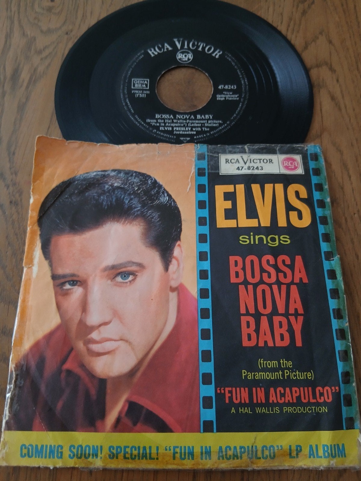 VINYL SINGLE   ELVIS PRESLEY 1963, Ophalen of Verzenden, Zo goed als nieuw, Pop