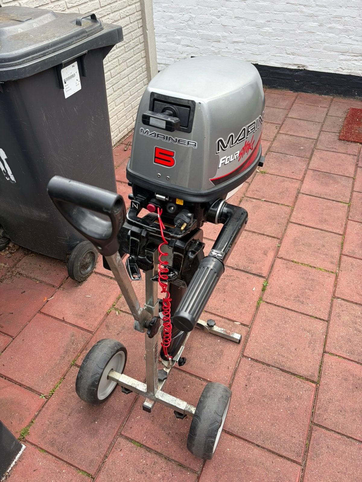Mariner buitenboordmotor 5 pk 4 takt nette staat, Watersport en Boten, Ophalen of Verzenden, Zo goed als nieuw, Motor en Techniek