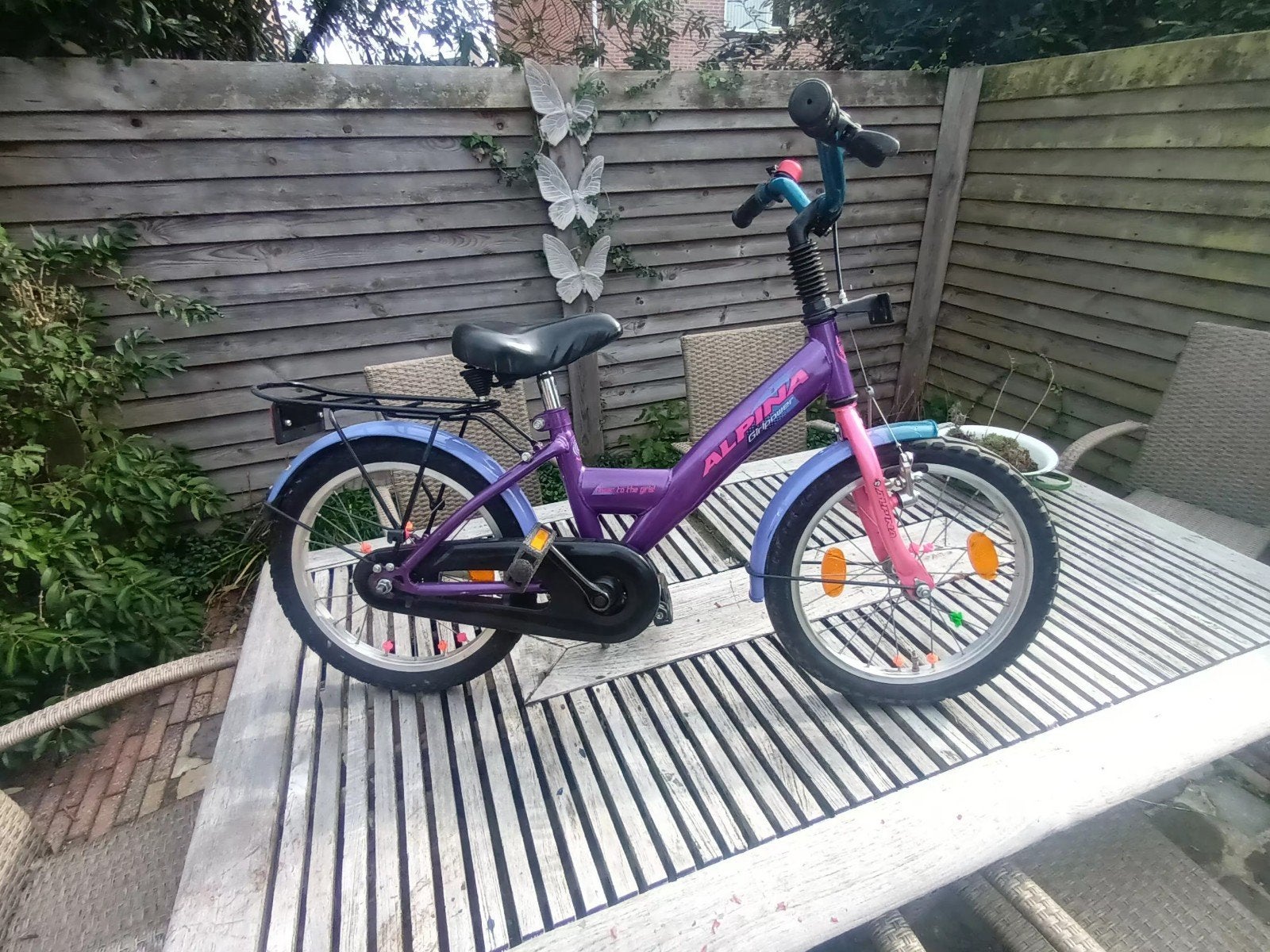 meisjesfiets 16 inch Alpina, Ophalen, Gebruikt, 16 tot 20 inch, Alpina Girlpower