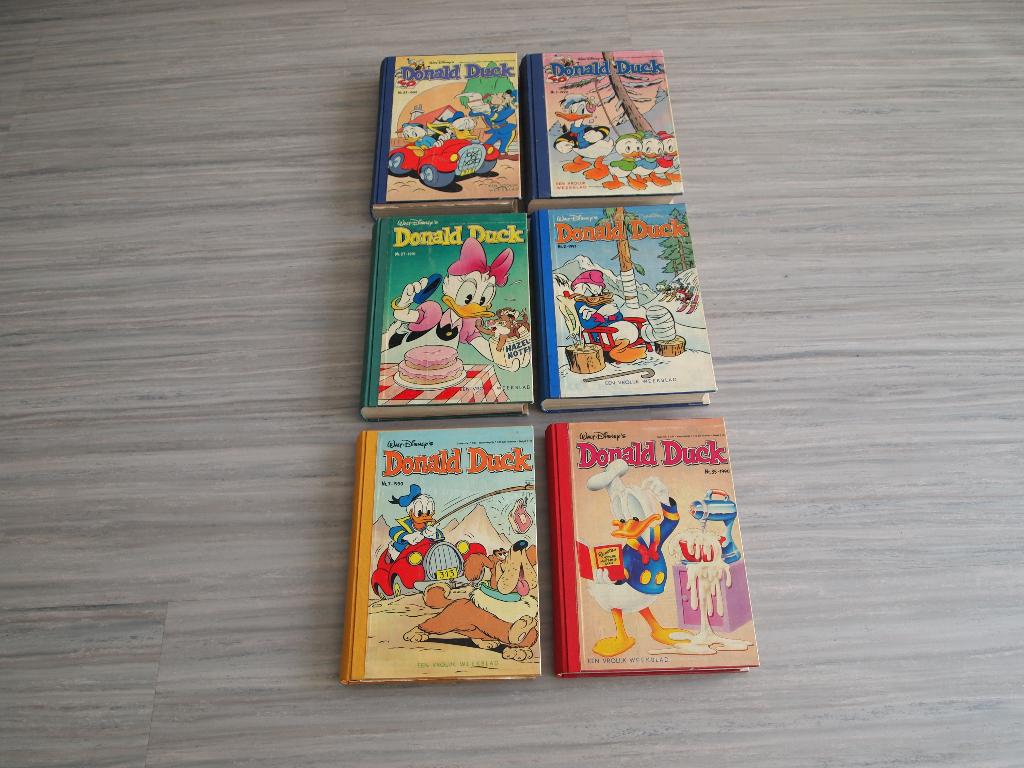Donald Duck 6 gebonden boeken, Ophalen, Walt Disney, Zo goed als nieuw, Meerdere stripboeken