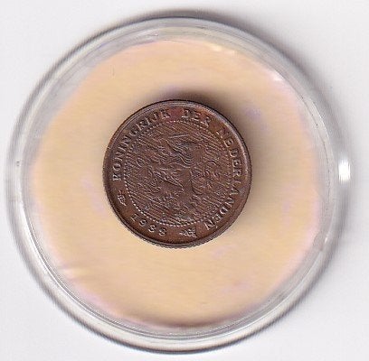 1/2 Cent 1938  Fraai met Diverse Muntkleuren, Verzenden, Koningin Wilhelmina, Overige waardes, Losse munt