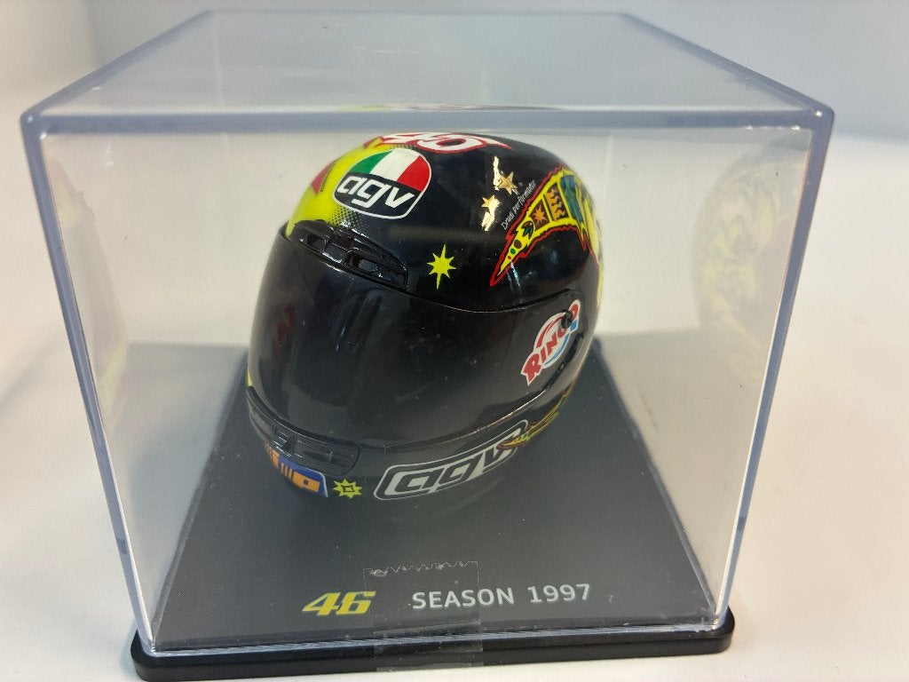 69801: Helm - MotoGP - Valentino Rossi - Season 1997 - 1:5, Auto, Zo goed als nieuw, Bachsatztstr. 54 D 72131 Ofterdingen, Germany