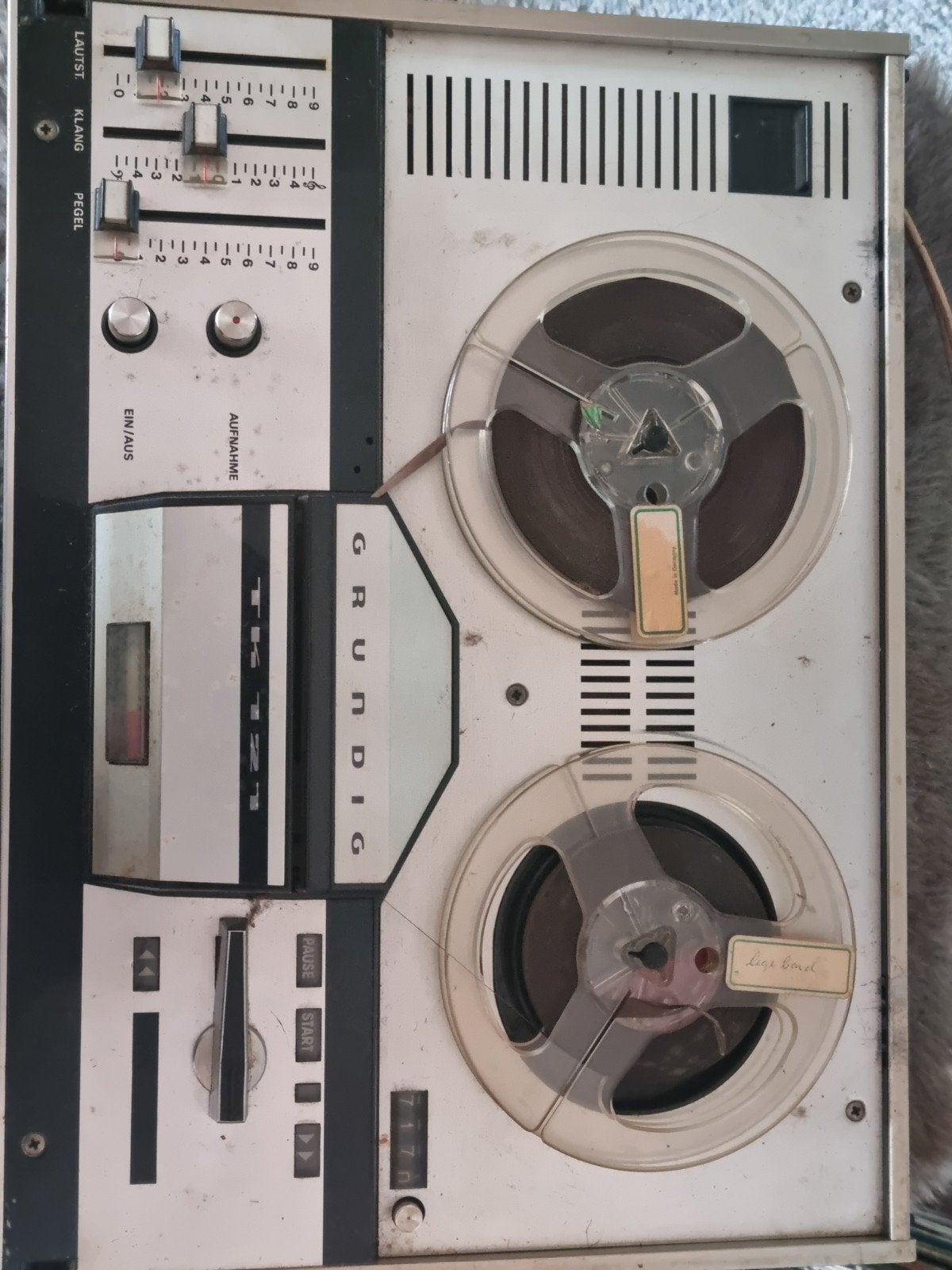 Vintage Grundig Bandrecorder - Perfect voor de liefhebber, Ophalen of Verzenden, Bandrecorder, Met banden