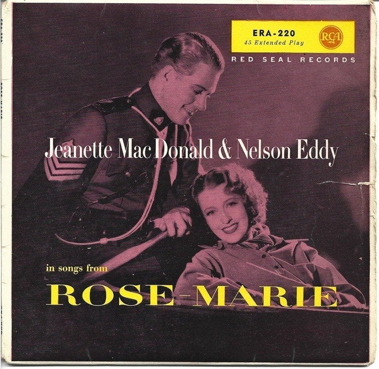 Jeanette Mac Donald & Nelson Eddy - Rose Marie uit 1954, EP, Verzenden, Gebruikt, Filmmuziek en Soundtracks