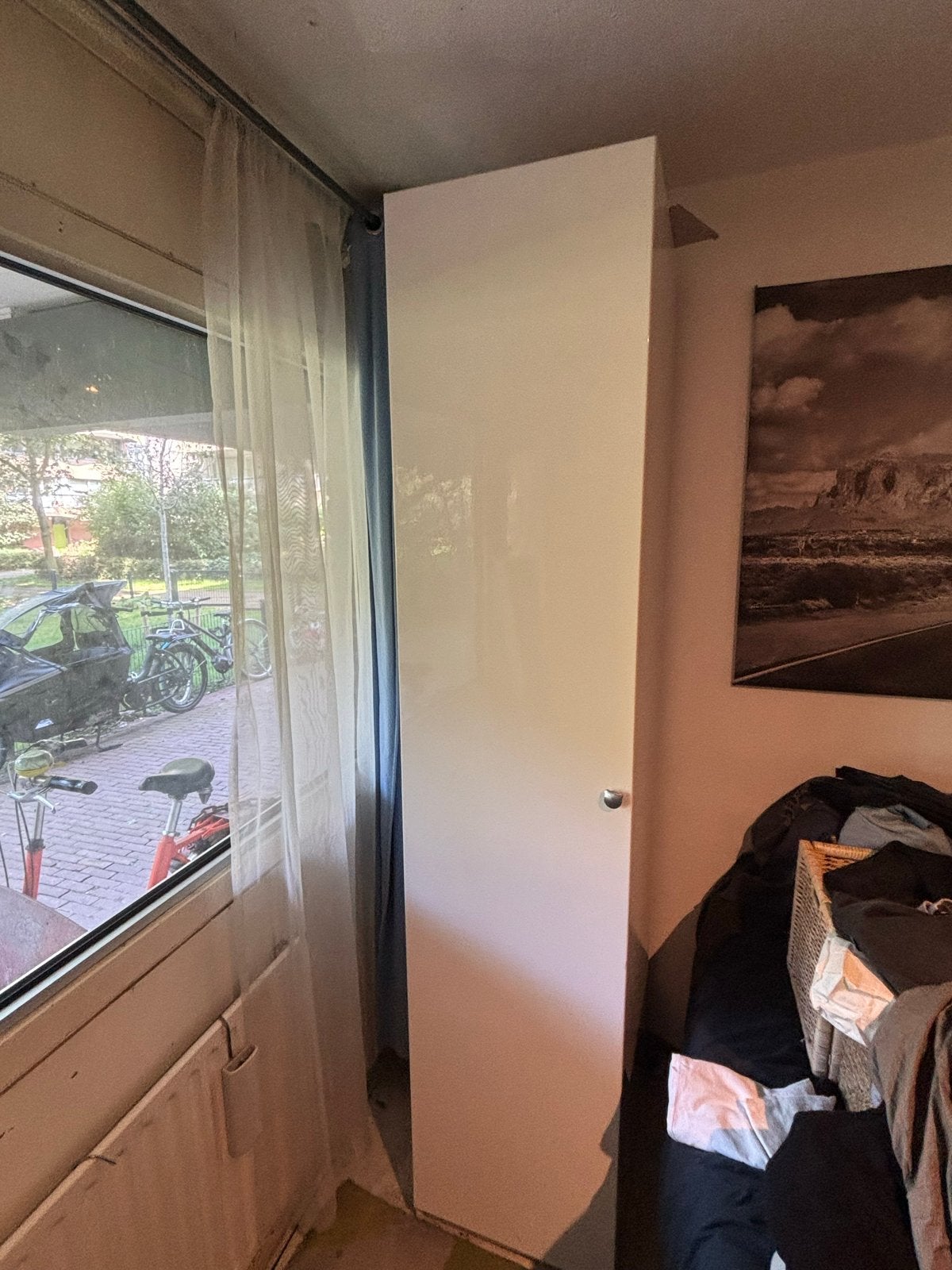 Ikea Pax Kast met Witte Deur - 50x60x236 CM, Ophalen, Gebruikt, 200 cm of meer, 50 tot 100 cm