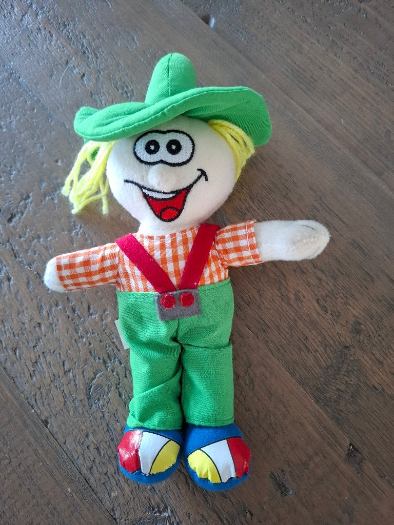 Almhof Almi knuffelpop / vogelverschrikker – ca. 30 cm, Ophalen of Verzenden, Zo goed als nieuw, Overige typen
