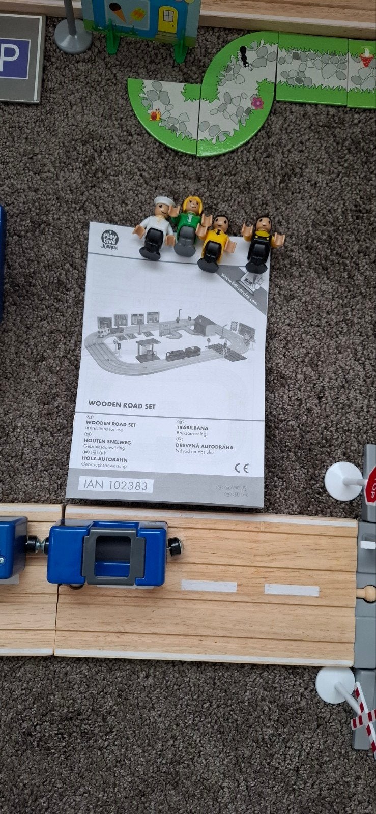 Houten snelweg(treinbaan) Playtive van Lidl, Ophalen, Gebruikt