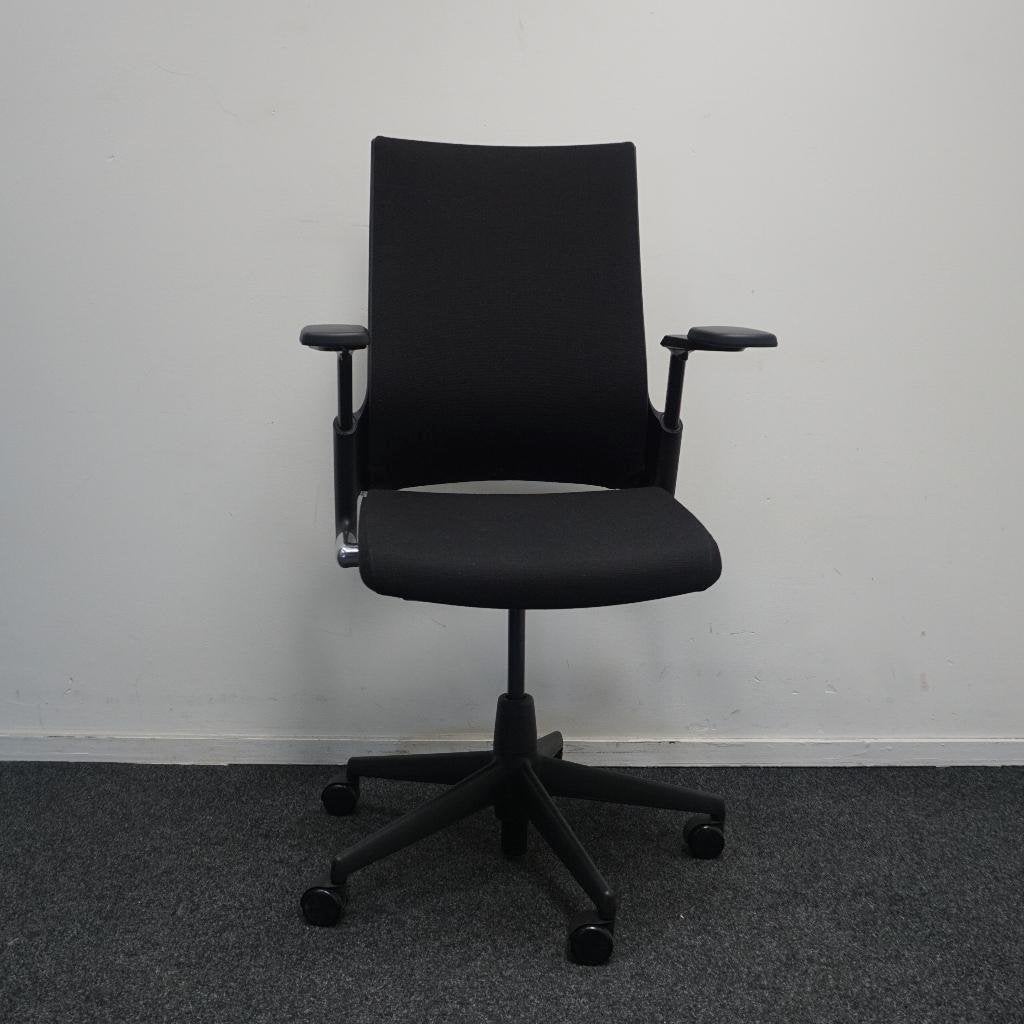 Ahrend 2020 Extra Verta bureaustoel Zwart / Zwart Hoge Rug, Gebruikt, -, Zwart, -