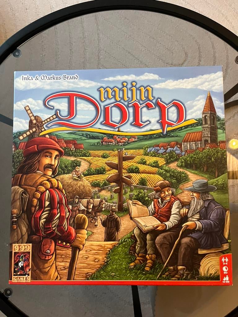 Mijn Dorp bordspel, Hobby en Vrije tijd, Gezelschapsspellen | Bordspellen, Ophalen of Verzenden, Zo goed als nieuw