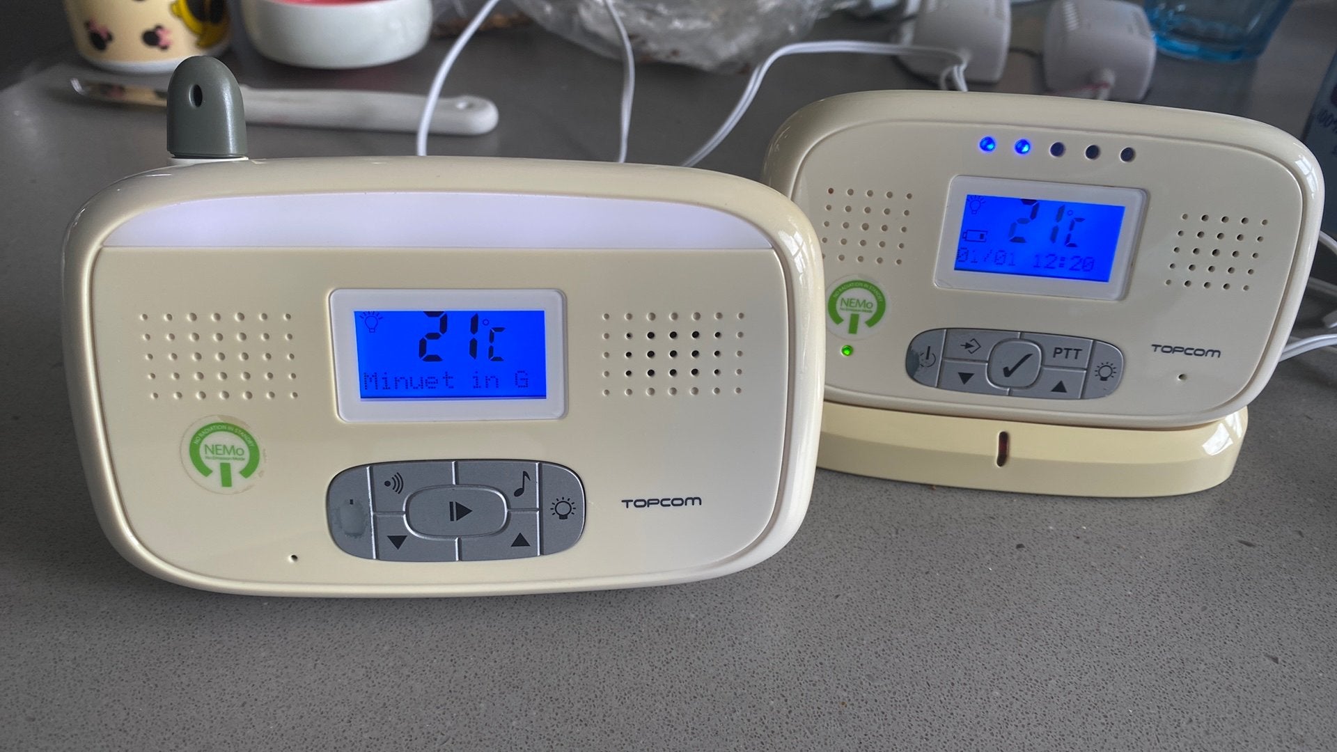 Babyfoon Topcom, Kinderen en Baby's, Babyfoons, Gebruikt, 250 meter of meer, Digitaal, Terugspreekfunctie, Ophalen of Verzenden