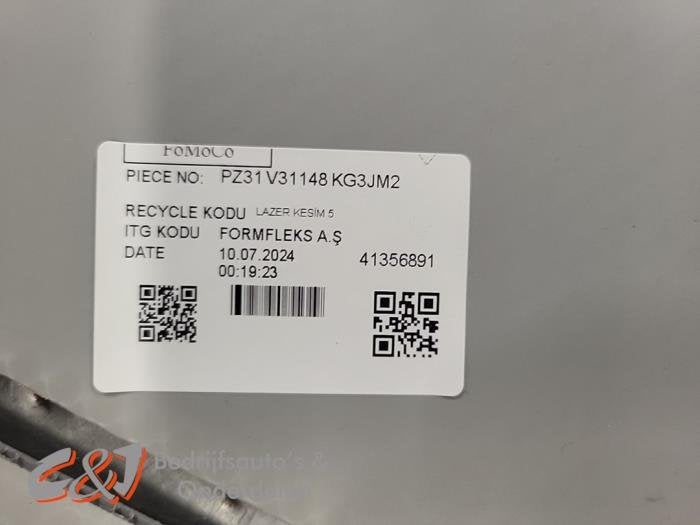 Bekleding bagageruimte van een Ford Transit Custom, Auto-onderdelen, Gebruikt, -, -, Ophalen of Verzenden