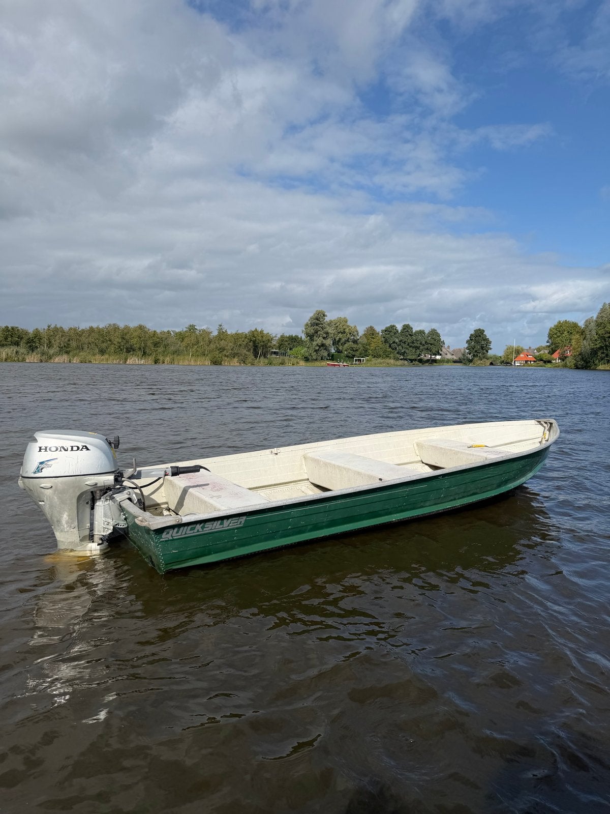Aluminium Quicksilver 410, Ophalen, Gebruikt, Aluminium, Buitenboordmotor