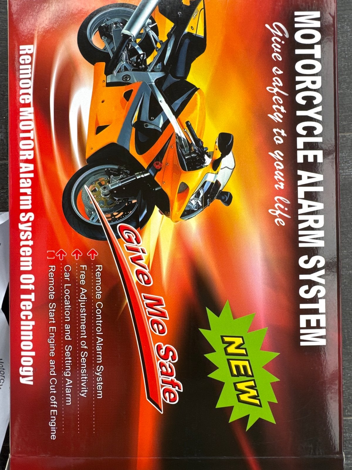 Brom/Motorfiets alarmsysteem met afstandsbediening, Motoren, Ophalen of Verzenden, Nieuw