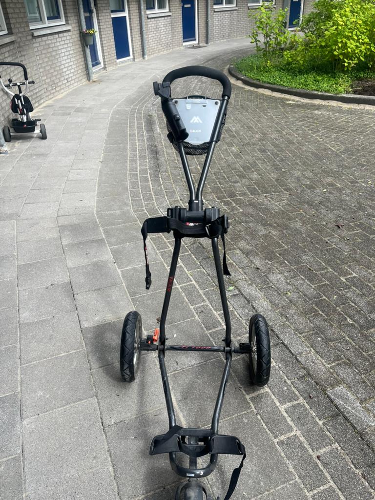 Big Max Golf Trolley Ti 1000 gebruikt luchtgevulde wielen, Sport en Fitness, Golf, Ophalen, Gebruikt, Golfkar, Overige merken
