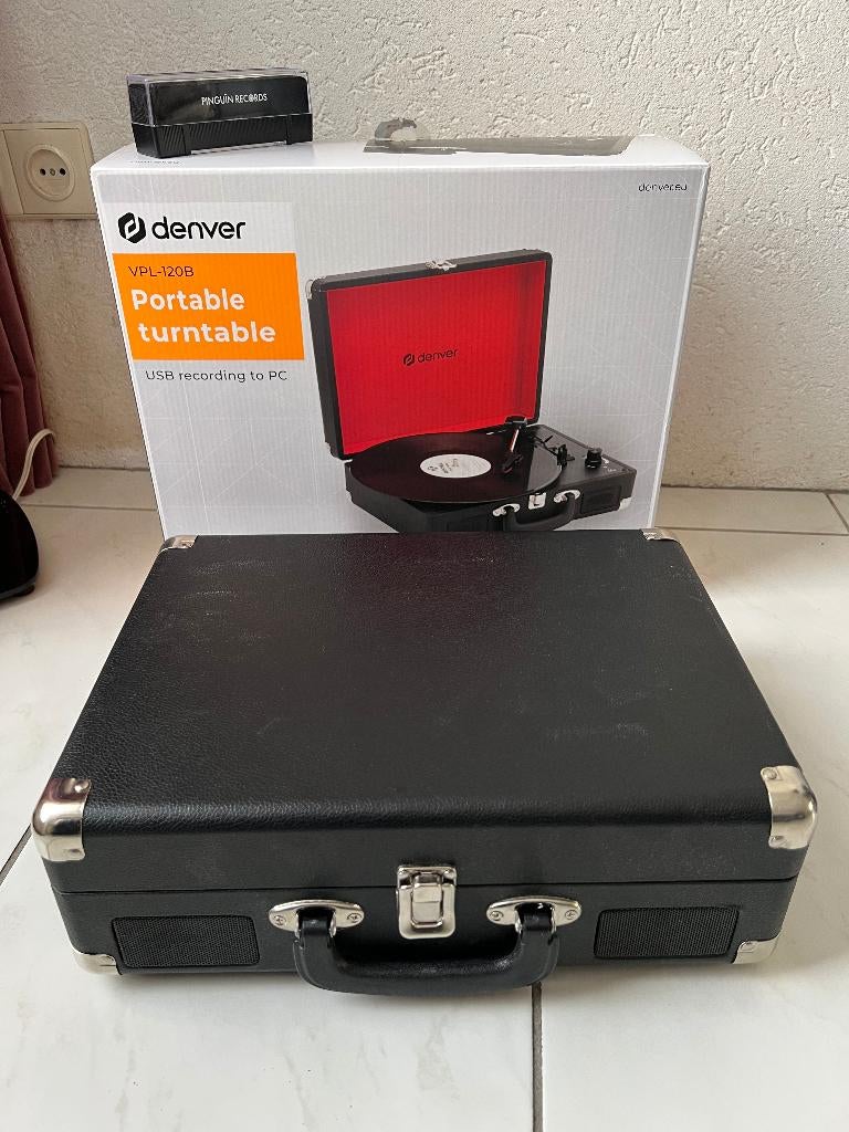 Denver VPL-120 Platenspeler met USB-opname, Ophalen of Verzenden, Zo goed als nieuw, Platenspeler, Overige merken