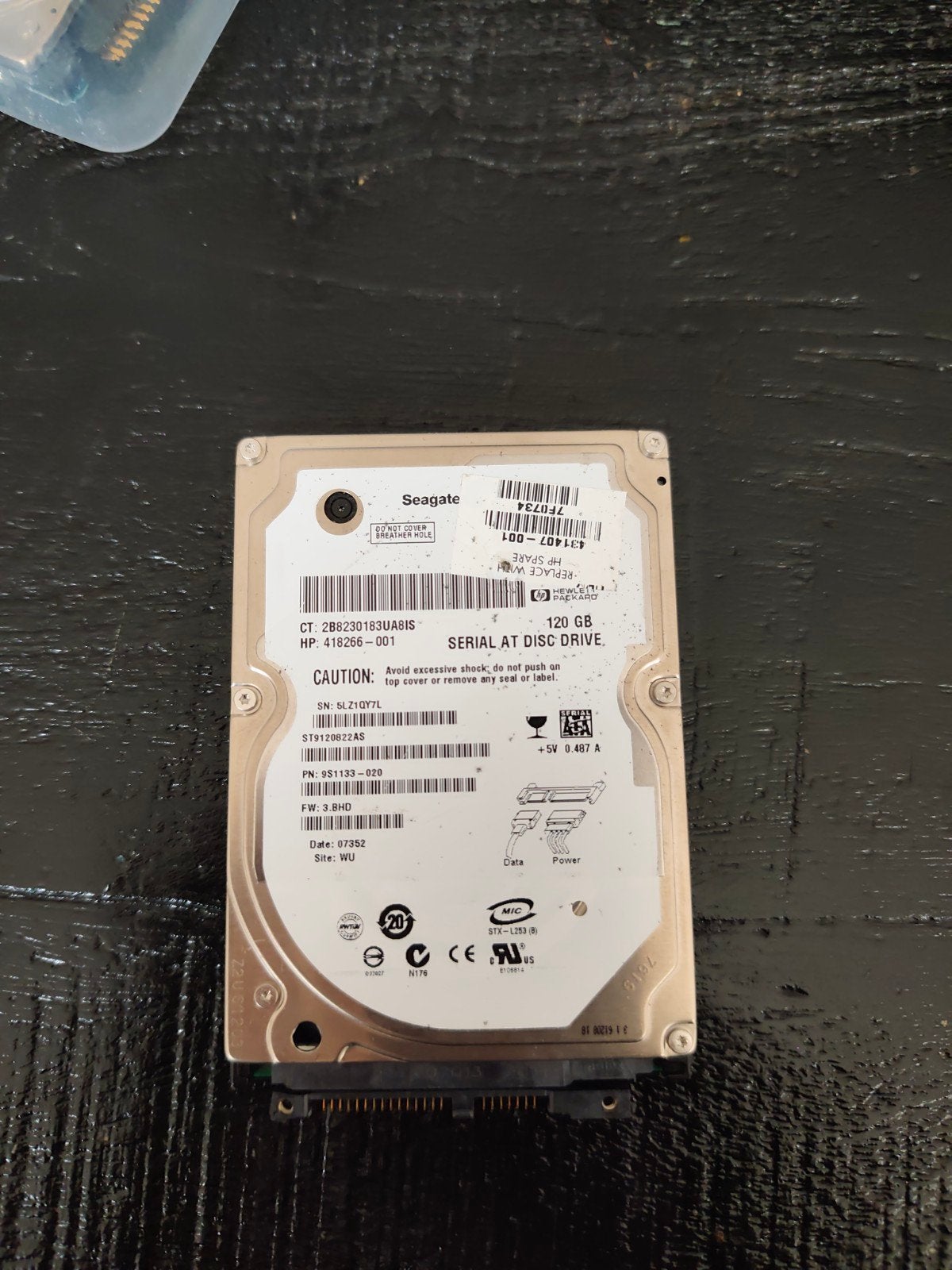 Seagate 120 GB SATA HDD - Interne Harde Schijf, Intern, Gebruikt, Server, Ophalen of Verzenden