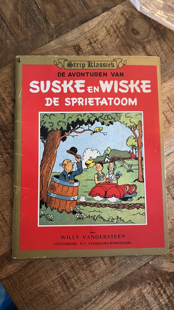 Suske en Wiske - De Sprietatoom (Strip Klassiek), Boeken, Stripboeken, Eén stripboek, Ophalen of Verzenden, Gelezen