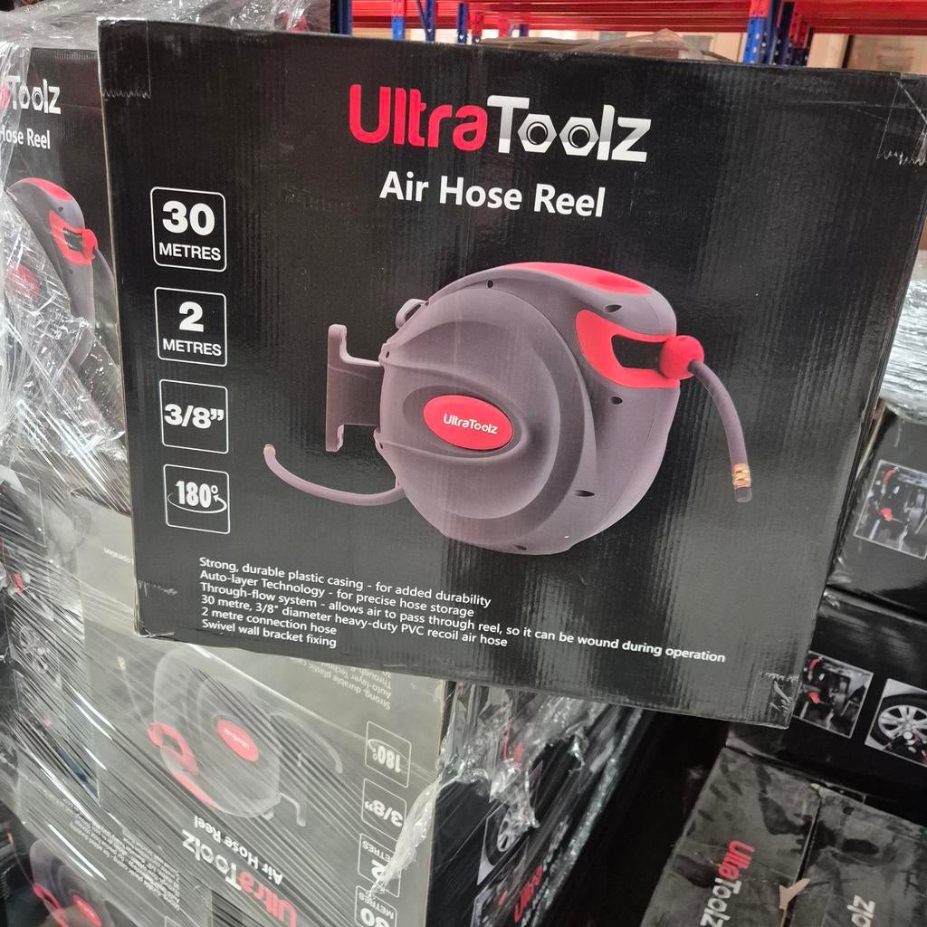 Luchtslanghaspel 30m Wandhaspel – Perslucht Slang Ultratoolz, Info@purbesa.nl, Nieuw, Purbesa, Purbesa